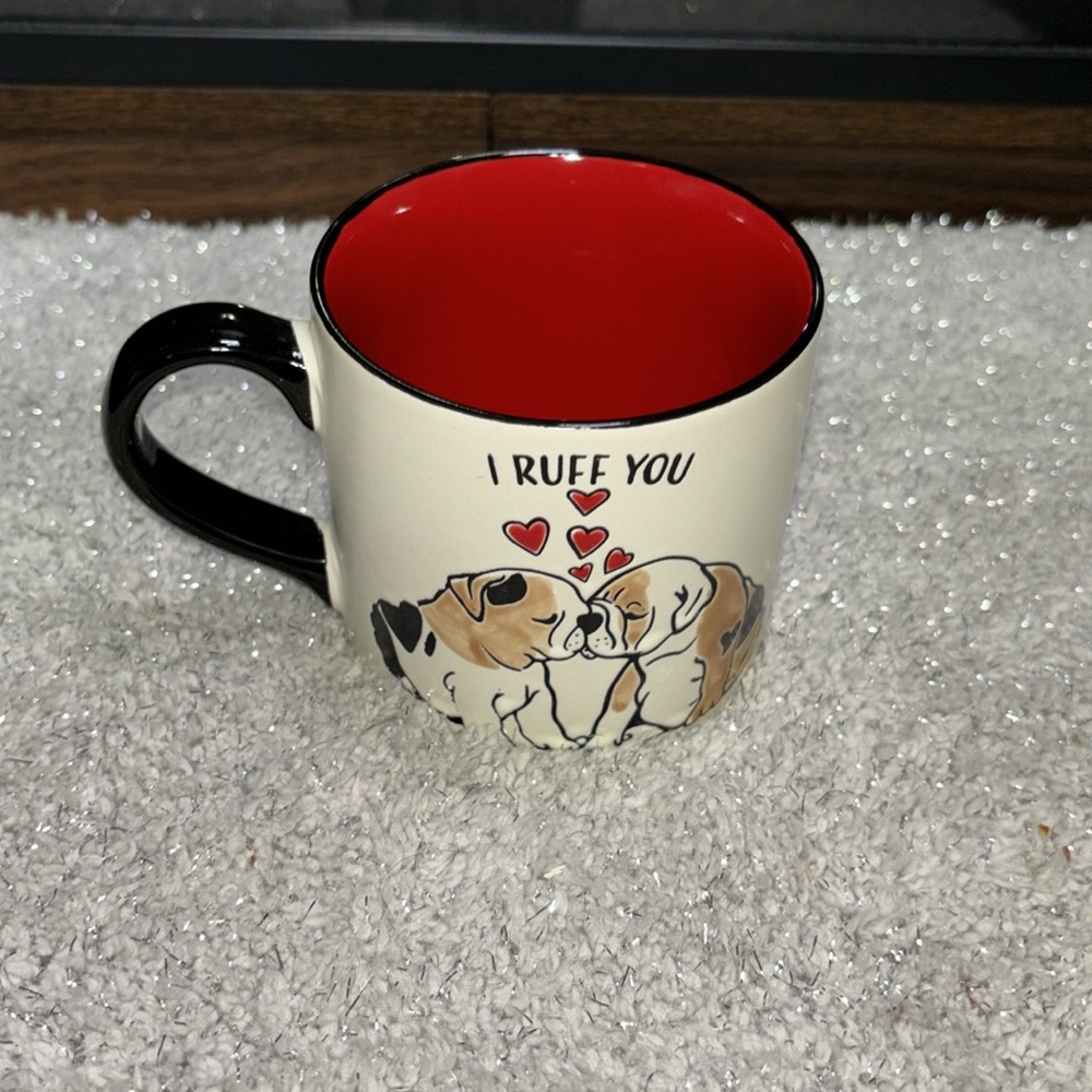 Valentine Day “I Ruff You” mug! - Picture 2 of 4